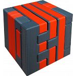 Impossible Cube 3 (Red and Gray)
