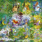 Cartoon Classics: Wildlife - Square Puzzle