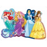 Pretty Princesses - Giant Shaped Floor Puzzle