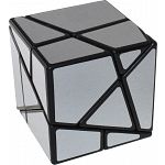 Ghost Skewb - Black Body with Silver Labels