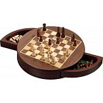 Rounded Chess Set - Magnetic (Field 25 mm)
