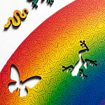 Rainbow Wooden Jigsaw Puzzle