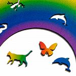 Rainbow Wooden Jigsaw Puzzle