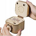ROKR Wooden Mechanical Gears Model - Treasure Box