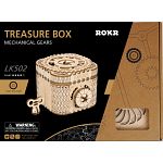 ROKR Wooden Mechanical Gears Model - Treasure Box