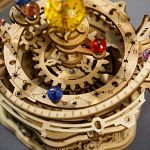 ROKR DIY Wooden Mechanical Music Box - Starry Night
