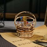 ROKR DIY Wooden Mechanical Music Box - Starry Night