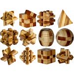 E3D Bamboo Mini Puzzles - Set of 12