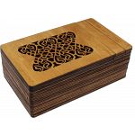 Set of 3 Wooden Puzzle Boxes - Dice, Navia and Button Puzzle Box