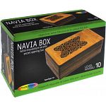 Set of 3 Wooden Puzzle Boxes - Dice, Navia and Button Puzzle Box