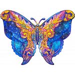 Mysterious Butterfly - Animal Shaped Wooden Jigsaw Puzzle image