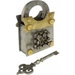 Sanyojan Puzzle Lock - Brass & Iron