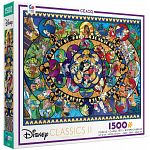 Disney Classics II Oval Stained Glass