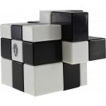 Gray Mirror Illusion Siamese II (B&W Checker, White Center)