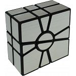 Mirror 2-Layer Super Square 1 - Black Body with Silver Label