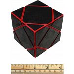 Mirror Skewb - Red Body with Black Tiles (Lee Mod)