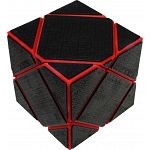 Mirror Skewb - Red Body with Black Tiles (Lee Mod)