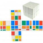 Horror Mirror 3x3x3 DIY Cube - White Body