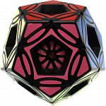 Crystal Dreidel Multi-Dodecahedron Cube - Black Body