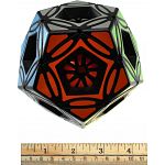 Crystal Dreidel Multi-Dodecahedron Cube - Black Body