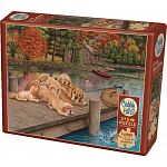 Lazy Day on the Dock - Large Piece