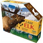 I AM Elk - Shaped Jigsaw Puzzle