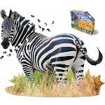 I AM Zebra - Shaped Jigsaw Puzzle