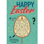 "Happy Easter" Puzzle Greeting Card