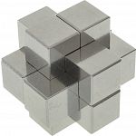 Six-Way Set - Aluminum 6 Piece Burr Puzzle