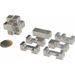 Yamato Block - Aluminum 6 Piece Burr Puzzle