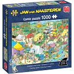 Jan van Haasteren Comic Puzzle - Camping in the Forest (1000 PC)