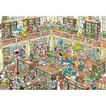 Jan van Haasteren Comic Puzzle - The Library (2000 Pieces)