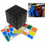 Horror Bandaged Mirror 3x3x3 DIY Cube - Black Body
