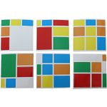 Horror Bandaged Mirror 3x3x3 DIY Cube - Black Body