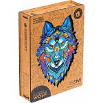 Majestic Wolf - Shaped Wooden Jigsaw Puzzle