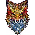 Fiery Fox - Shaped Wooden Jigsaw Puzzle