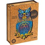 Charming Owl - Shaped Wooden Jigsaw Puzzle