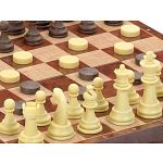 Magnetic Chess & Draught Set - Medium
