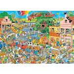 Jan van Haasteren - 2 x 1000 Pieces Music Shop / Holiday Jitters