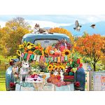Country Truck In Autumn - Large Piece