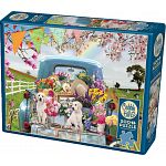 Country Truck in Spring - Large Piece