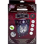 D.I.Y Crystal Art Notebook Kit - Lunar Wolf