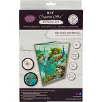 D.I.Y Crystal Art Notebook Kit - Peacock Waterfall