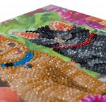 D.I.Y Crystal Art Card Kit - Cat Friends