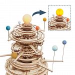 ROKR Wooden Mechanical Gears Model - Orrery