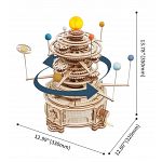 ROKR Wooden Mechanical Gears Model - Orrery