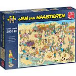 Jan van Haasteren Comic Puzzle - Sand Sculptures (2000 Pieces)