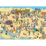 Jan van Haasteren Comic Puzzle - Sand Sculptures (2000 Pieces)
