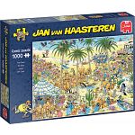 Jan van Haasteren Comic Puzzle - The Oasis (1000 Pieces)