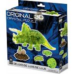 3D Crystal Puzzle Deluxe - Triceratops & Baby